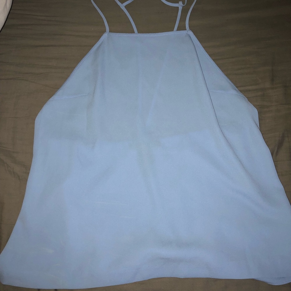 Baby blue top